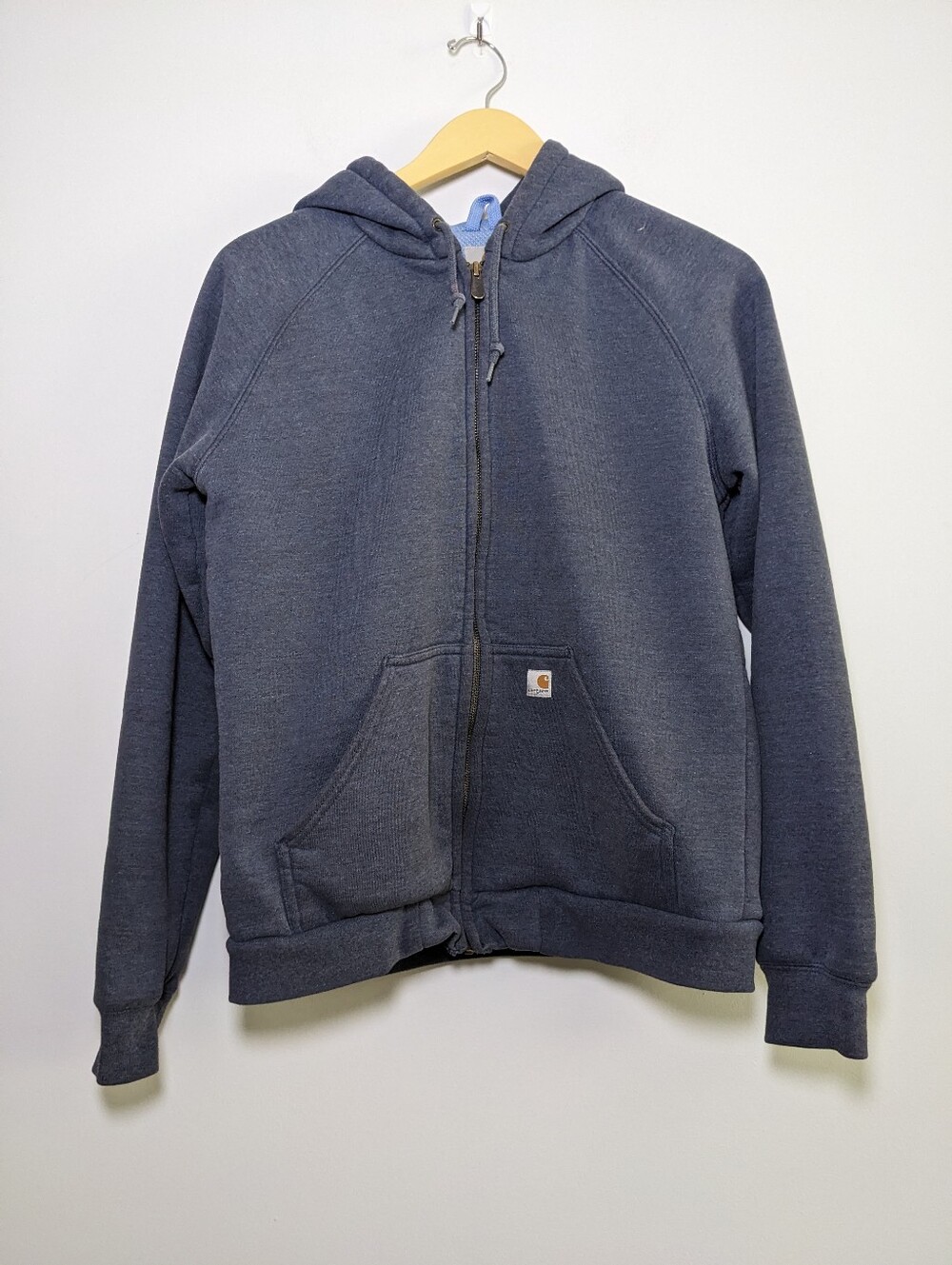 Carhartt Women's Relaxed Fit Thick Lined Zip Up Hoodie | Blue